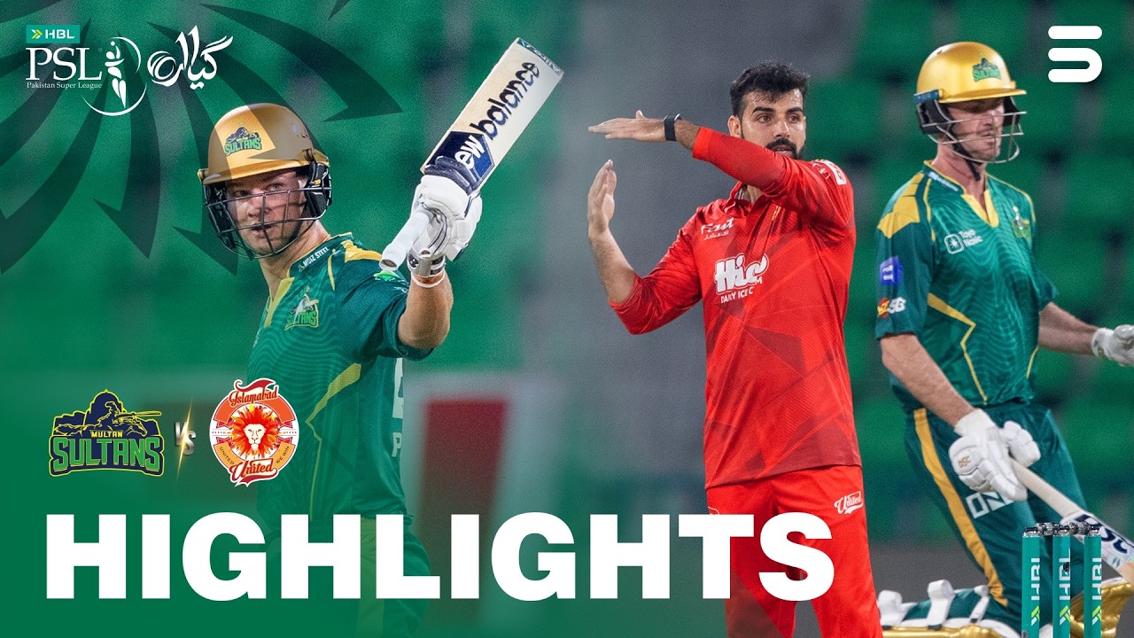 Islamabad United Vs Multan Sultans | Match 4 Highlights | HBL PSL 11 2026 | MZB1T