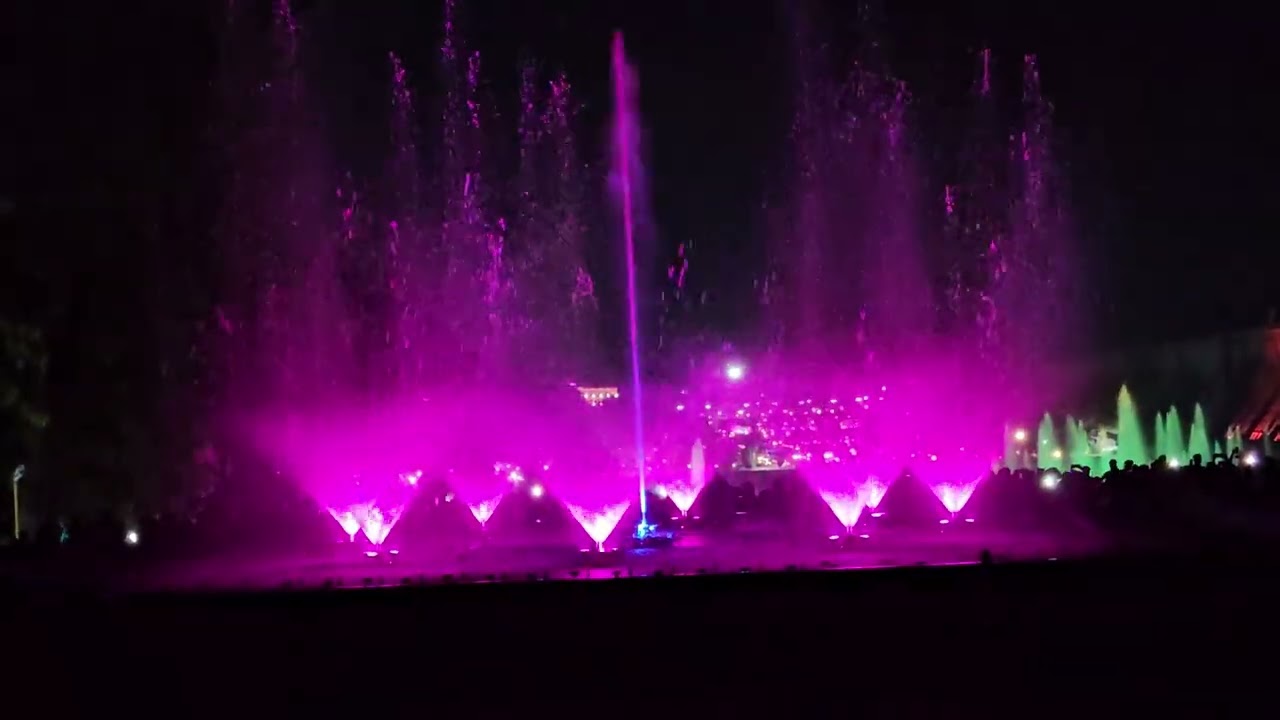 #Mysuru #Brindavan Gardnes #musical fountain #WaterDance 