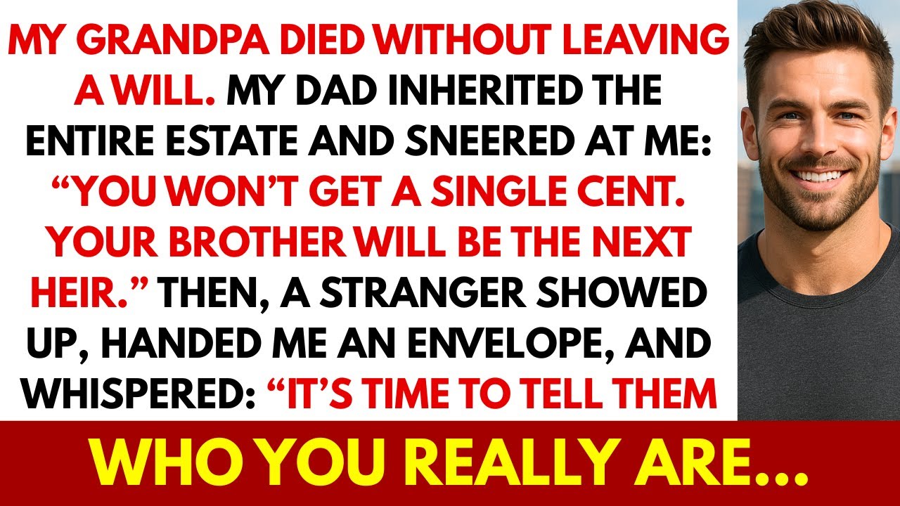 My Dad Gave My Brother The Entire Inheritance From Grandpa — Then A Stranger Handed Me An Envelope