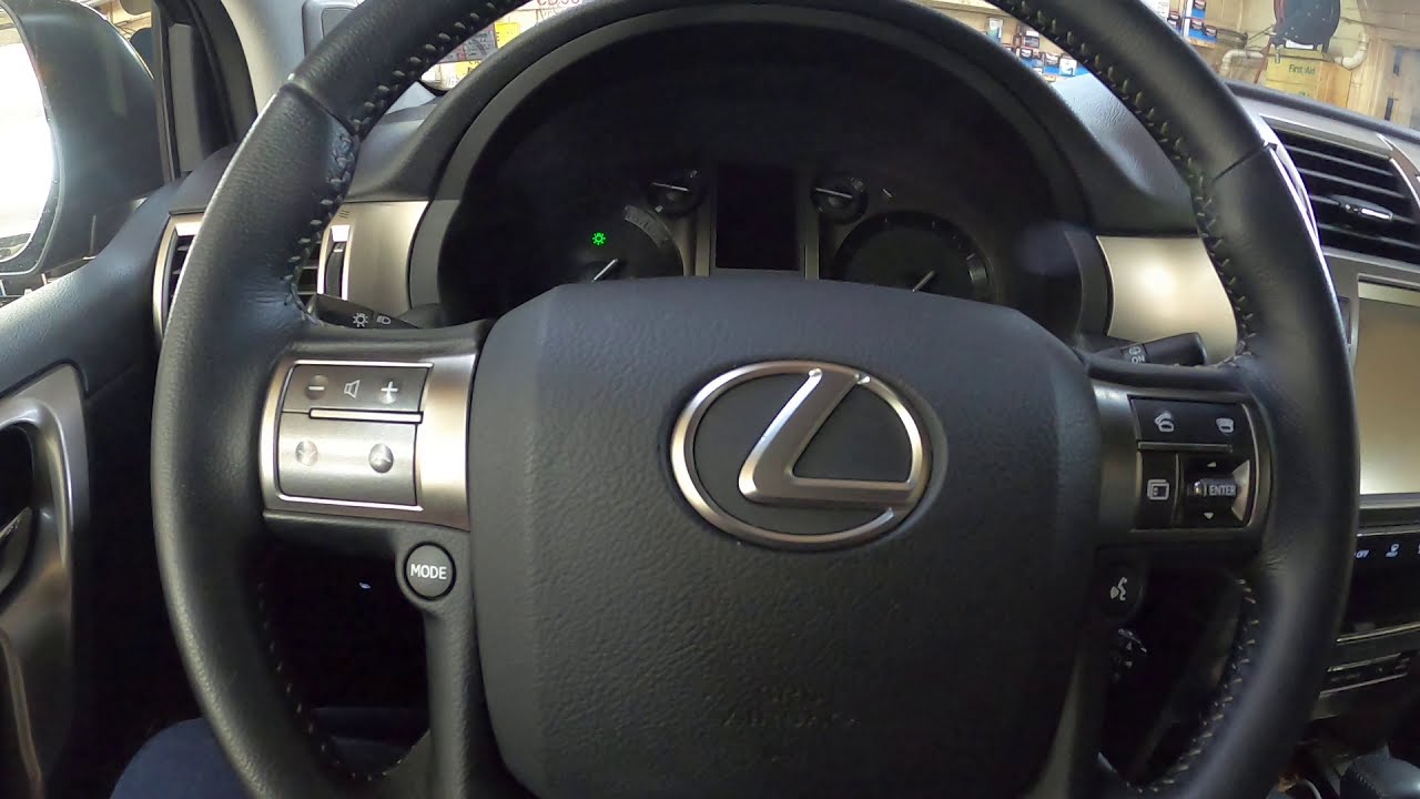 Сброс индикатора технического обслуживания Lexus GX460 2016 года
