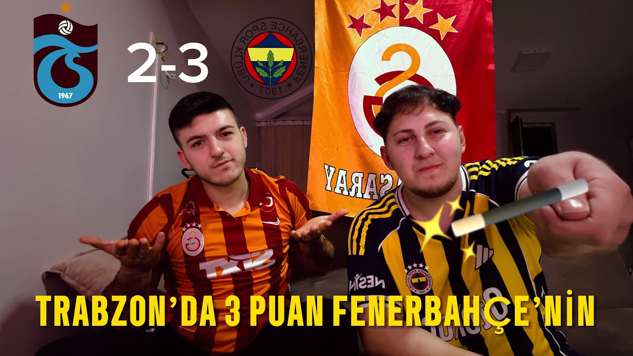 KARADENİZDE 3 PUAN FENERBAHÇE’NİN  TEPKİ VİDEO ‼️‼️
