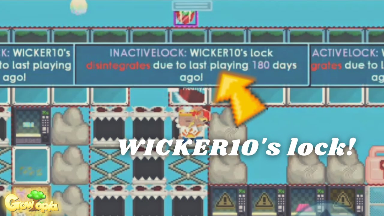 Lucky Growtopians Breaking An Inactive Lock