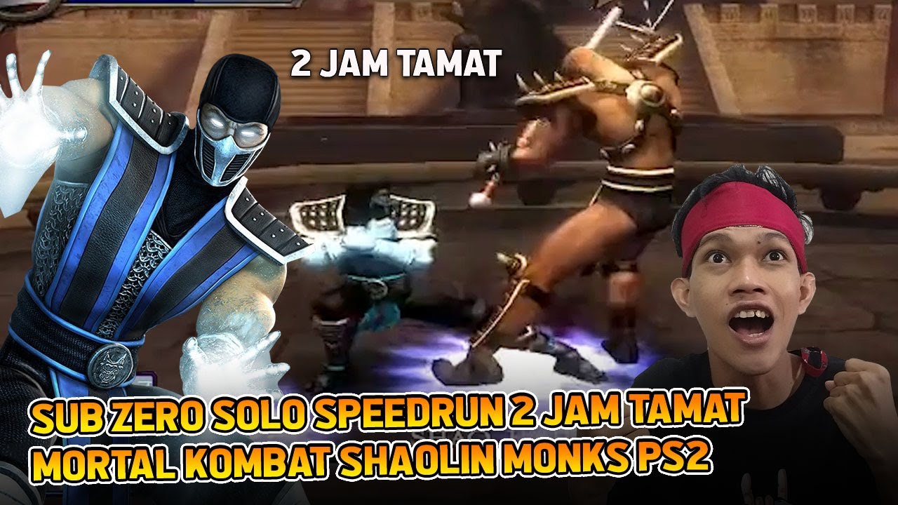 SOLO NAMATIN MORTAL KOMBAT PAKE SUB ZERO - Mortal Kombat Shaolin Monks PS2