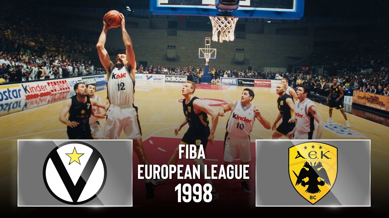 Kinder Bologna vs AEK Athens | FINAL | Classic Full Game - FIBA European League 1998