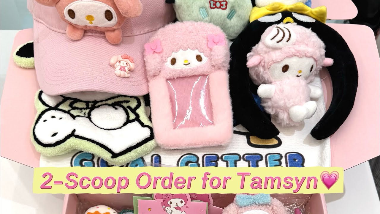 2-Scoop Order for Tamsyn❤️#sanrio #luckyscoop #mysterybox #kawaii #fyp #mymelody 