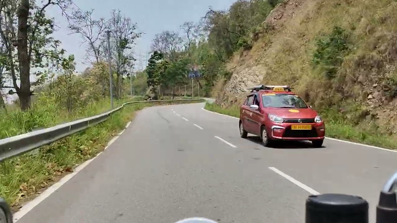 Beautiful Himalayan road by an old man on Royal Enfield Classic Reborn.