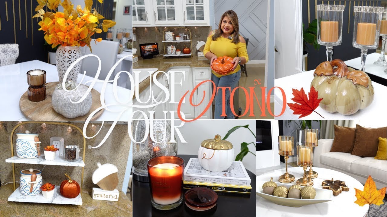 TOUR DE OTOÑO ACOGEDOR🍂 IDEAS PARA LA ENTRADA - COCINA - SALA - COMEDOR - CUARTO DE TV🍂