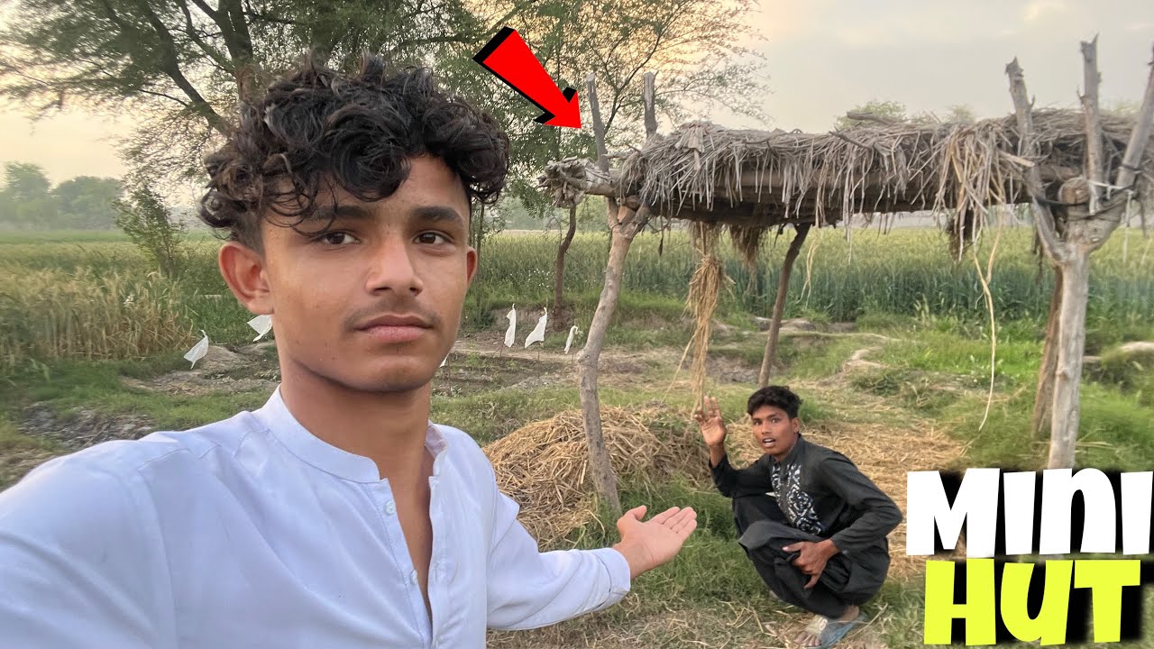 Mini hut 🛖 in my village 