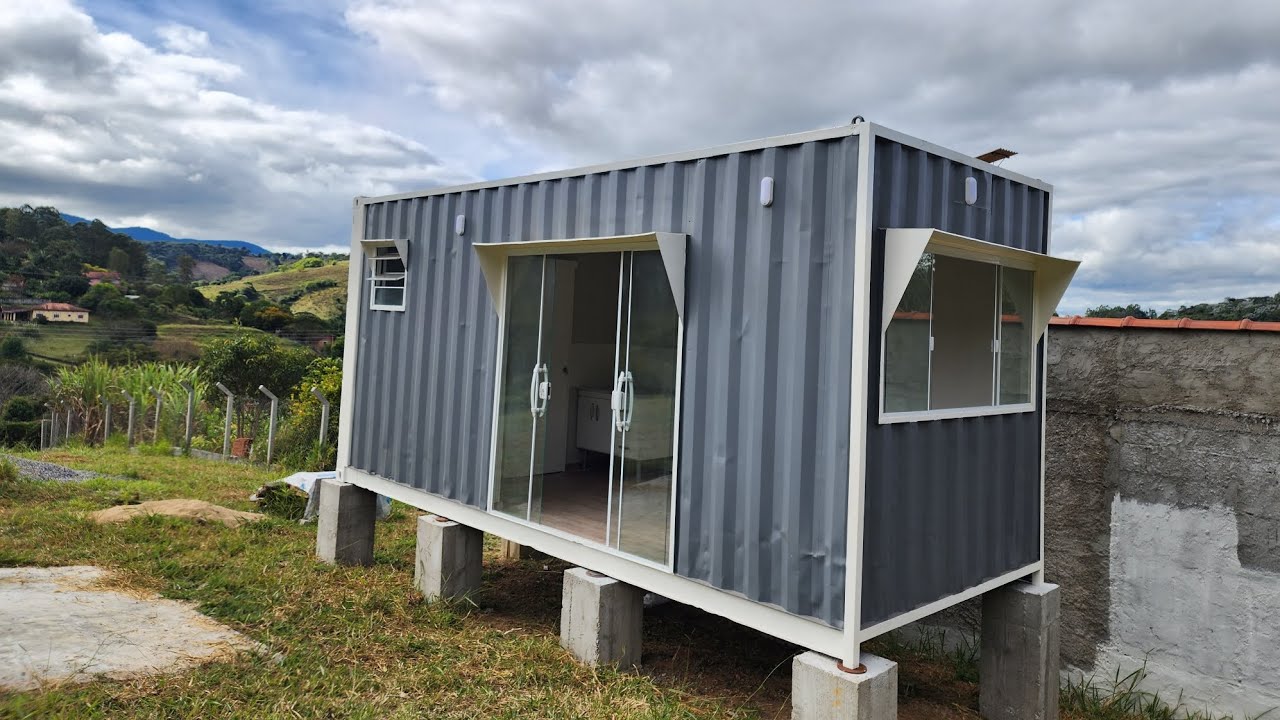 Kitnet Padrão 2, entregue em Extrema/MG - Azul Containers