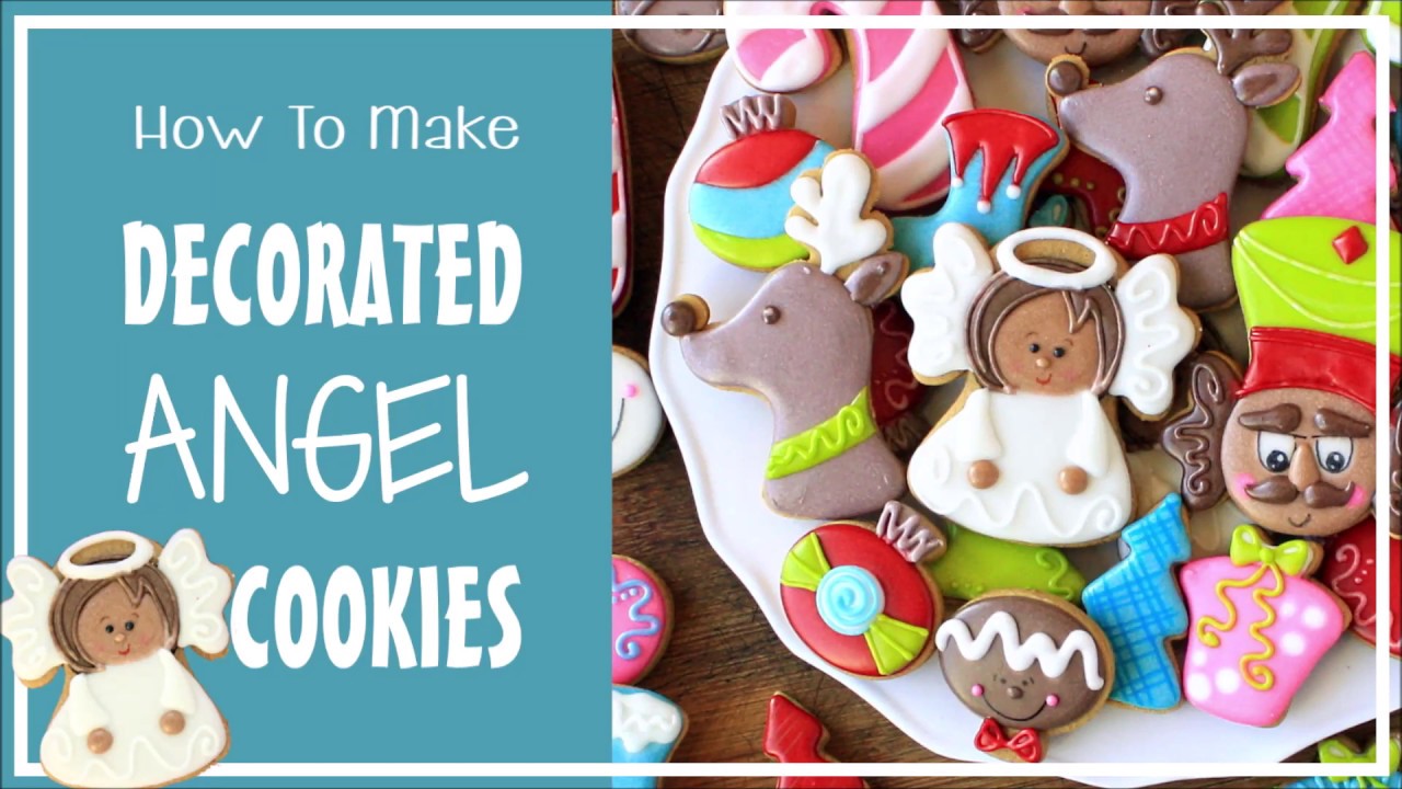 How To Make Decorated Angel Sugar Cookies