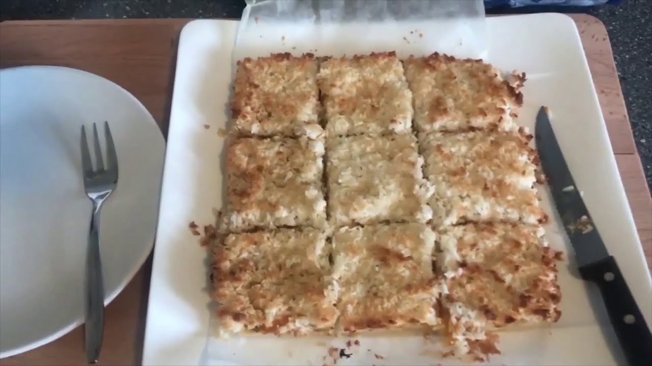 Kolac sa kokosom i dzemom od kajsija (marelica), vegan (posno)