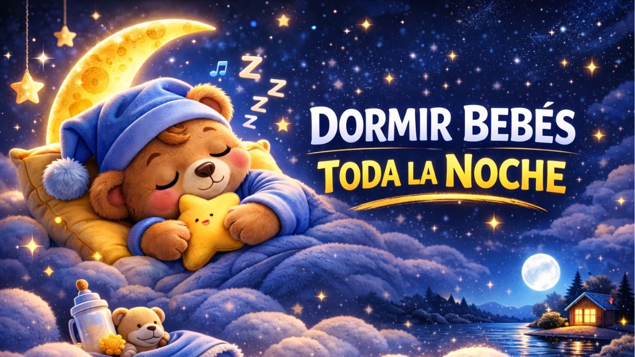 Dormir Bebés Toda la Noche Sin Interrupciones | Música Suave y Profunda