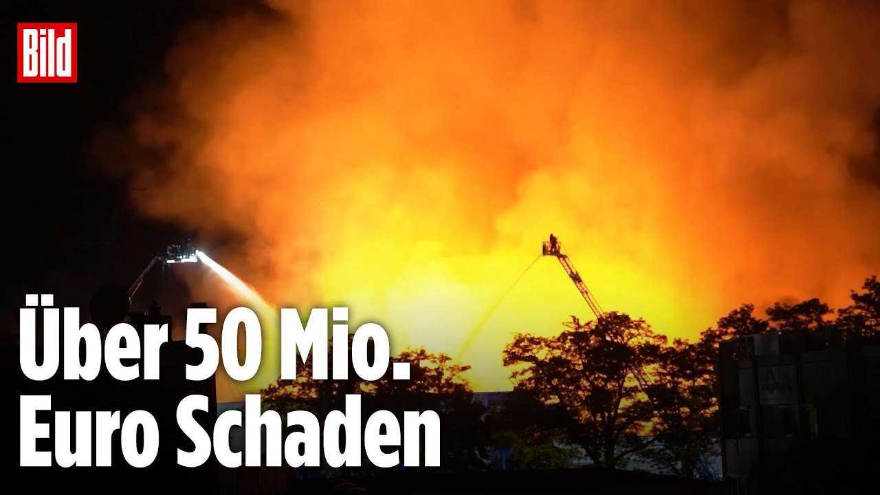 Freiburg: Feuerdrama im Industriegebiet