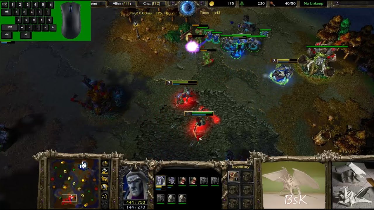 BsK - 1v1 1800 MMR undead ladder session on W3Champions