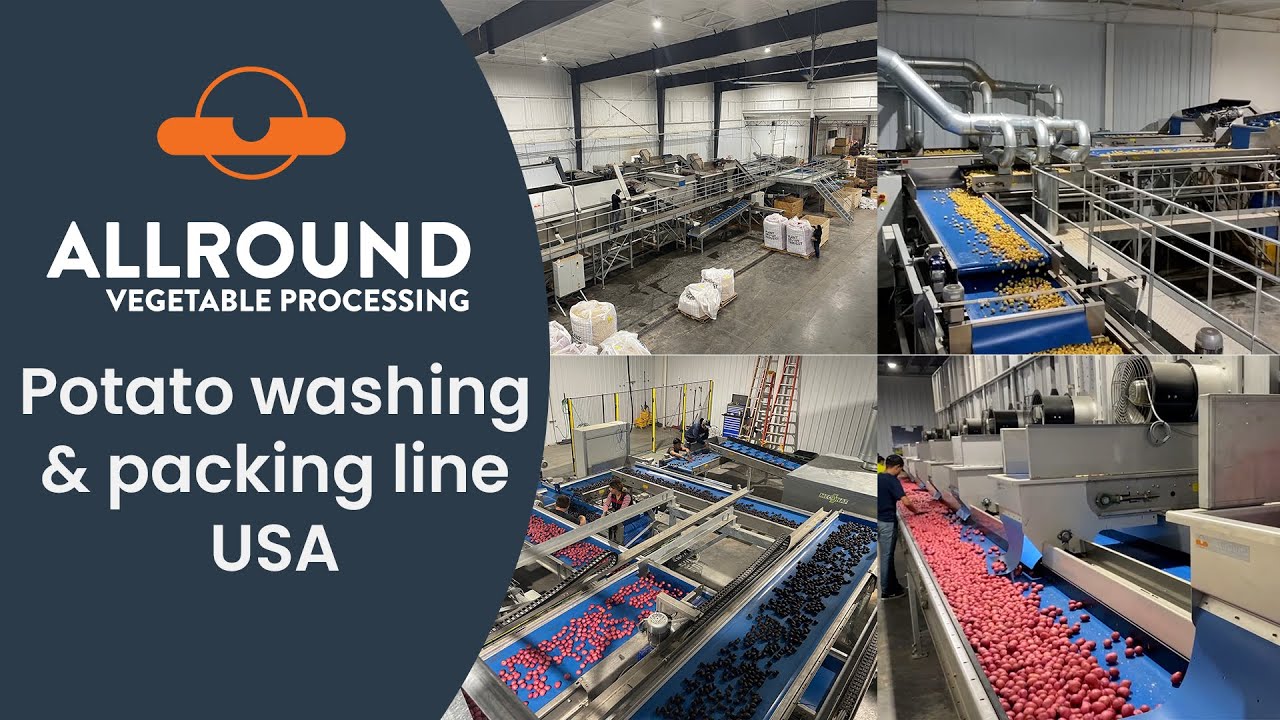 Potato washing and packing line | PIE | USA | Allround Vegetable Processing