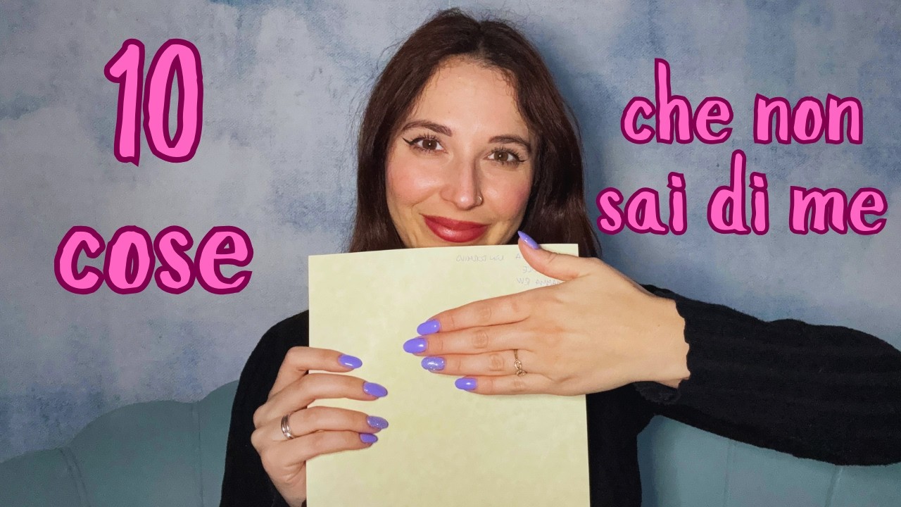ASMR ITA 🌸 10 cose che non sai di me (parte 1)🌸 Total whispering