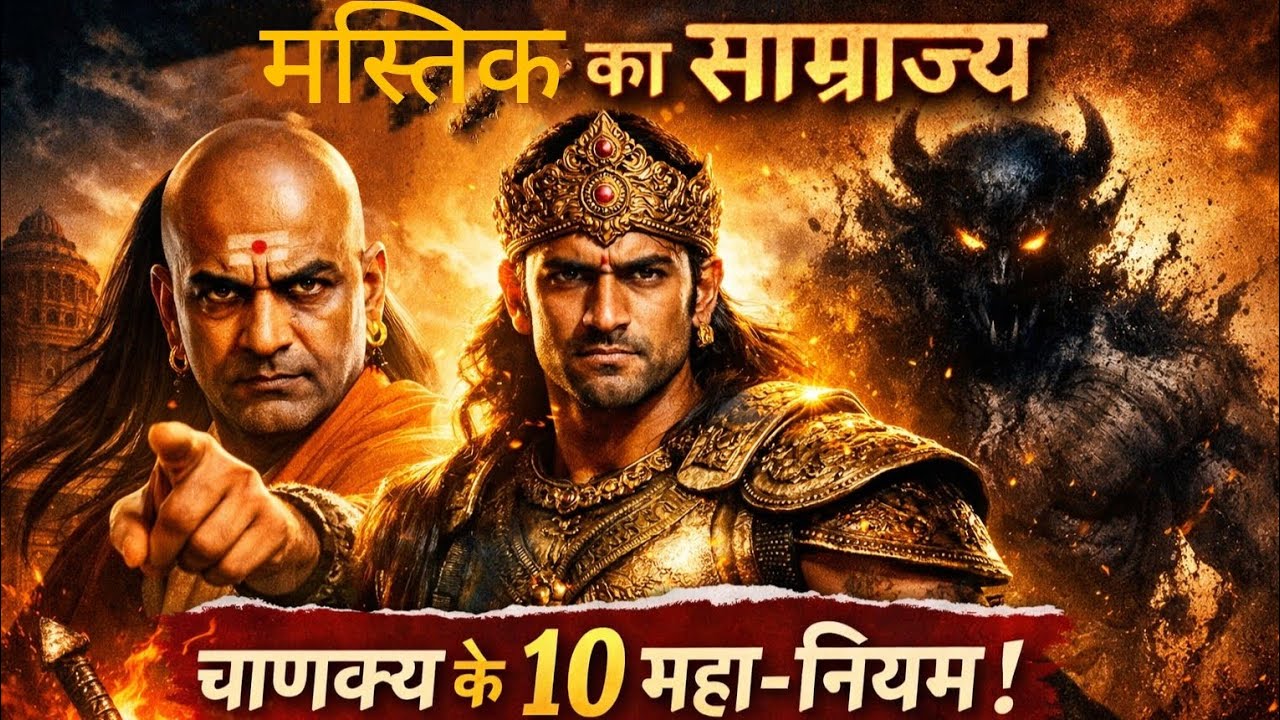 मस्तिष्क का साम्राज्य 🔥 | चाणक्य के 10 गुप्त नियम जो आपको अजेय बना देंगे#motivation #video 