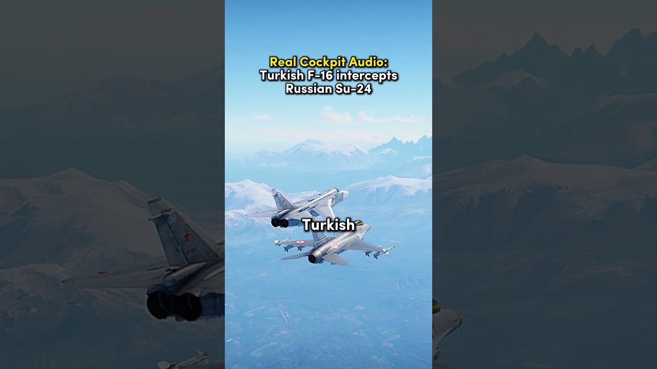 Real Audio Of A Turkish F-16 Intercepting A Russian Su-24&hellip; 😳