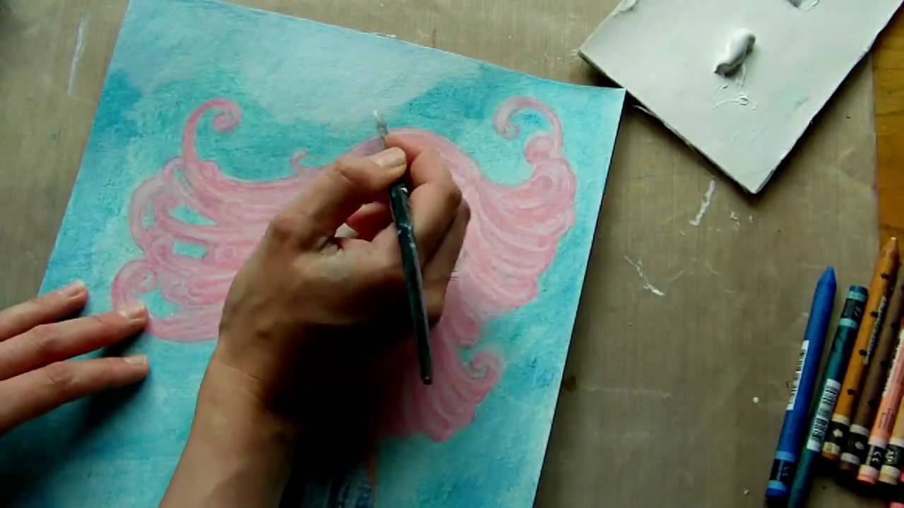 Painting a Mixed Media Portrait - Part 5