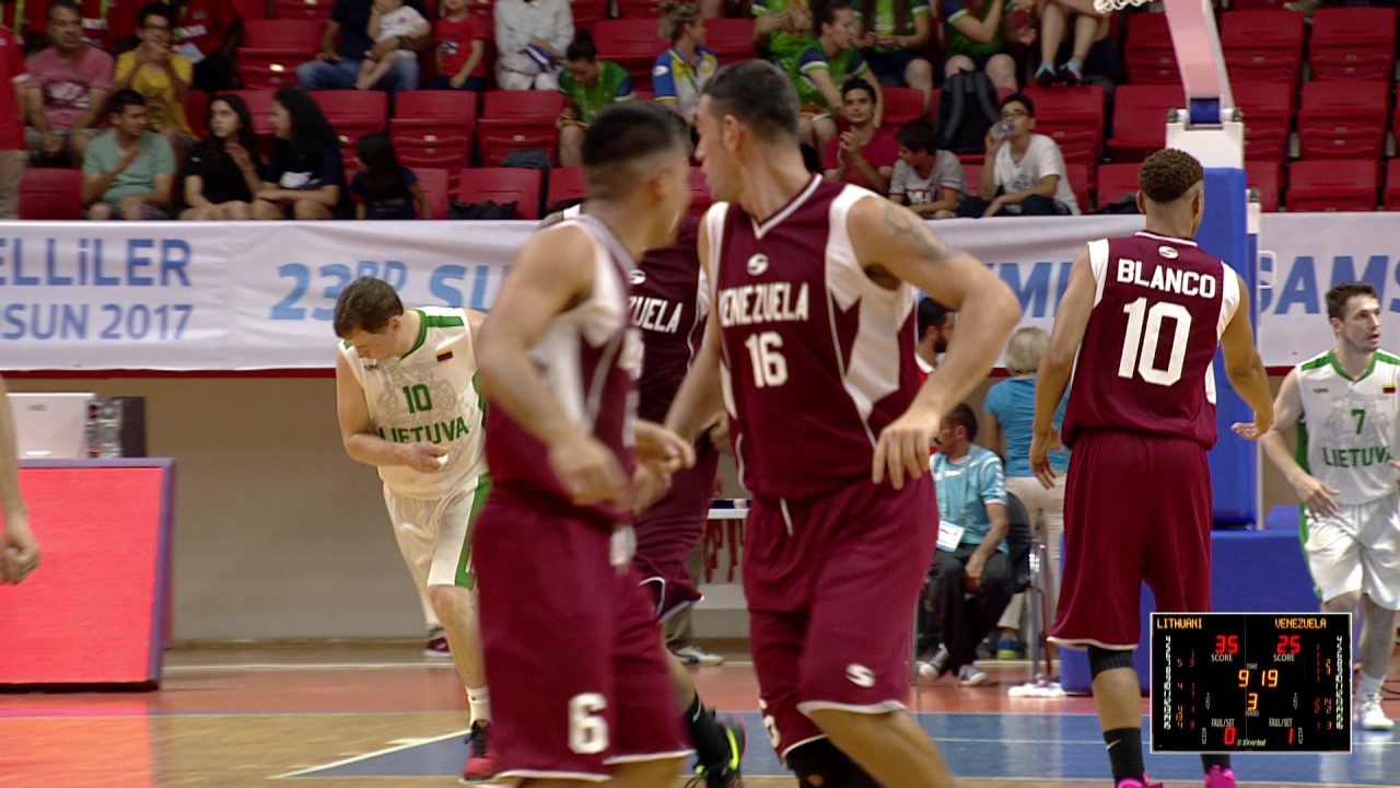 2017 07 29 BASKETBALL HIGHLIGHTS LITHUANIA VENEZUELA
