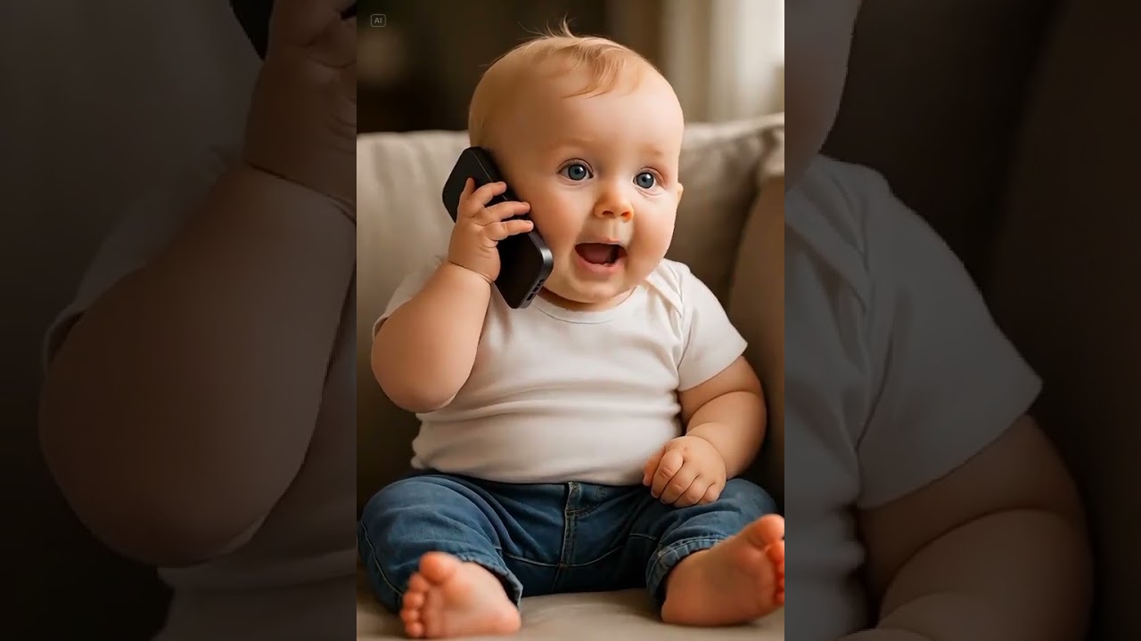 Cute AI Baby Reciting &ldquo;Papa&rdquo; 💕 | Adorable Cartoon Animation | Viral Baby Video 2025 #ai #catlovers