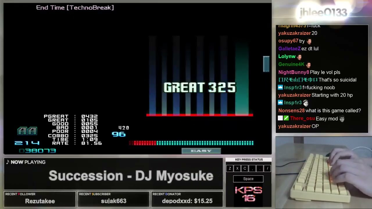 jhlee0133 | ★★6 End Time [TechnoBreak] FREQ+3 (approximately 1.2x speed) - BMS LR2