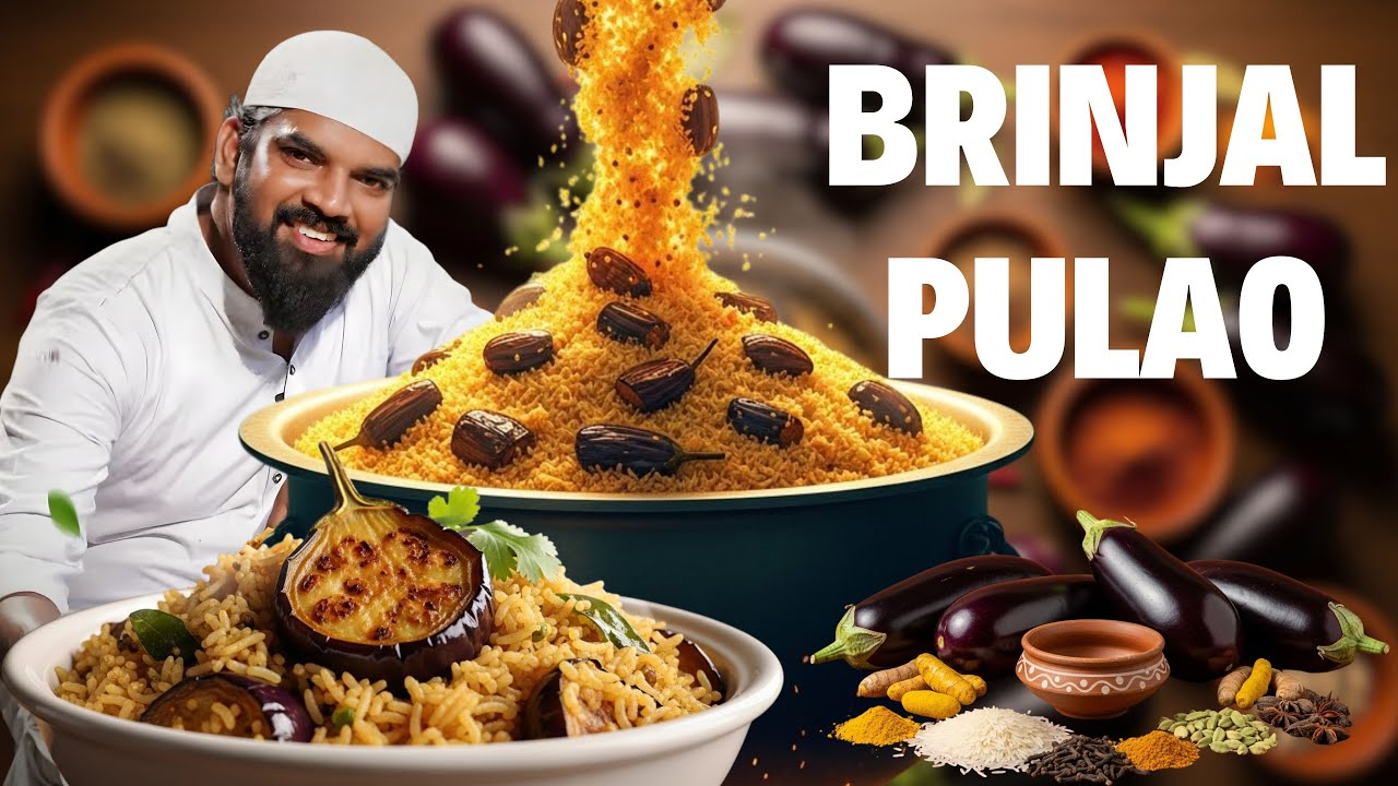 Guthi vankaya biryani | Mega Brijal Pulao: Cooking 100 Servings for Hungry Hearts | Nawab's Kitchen