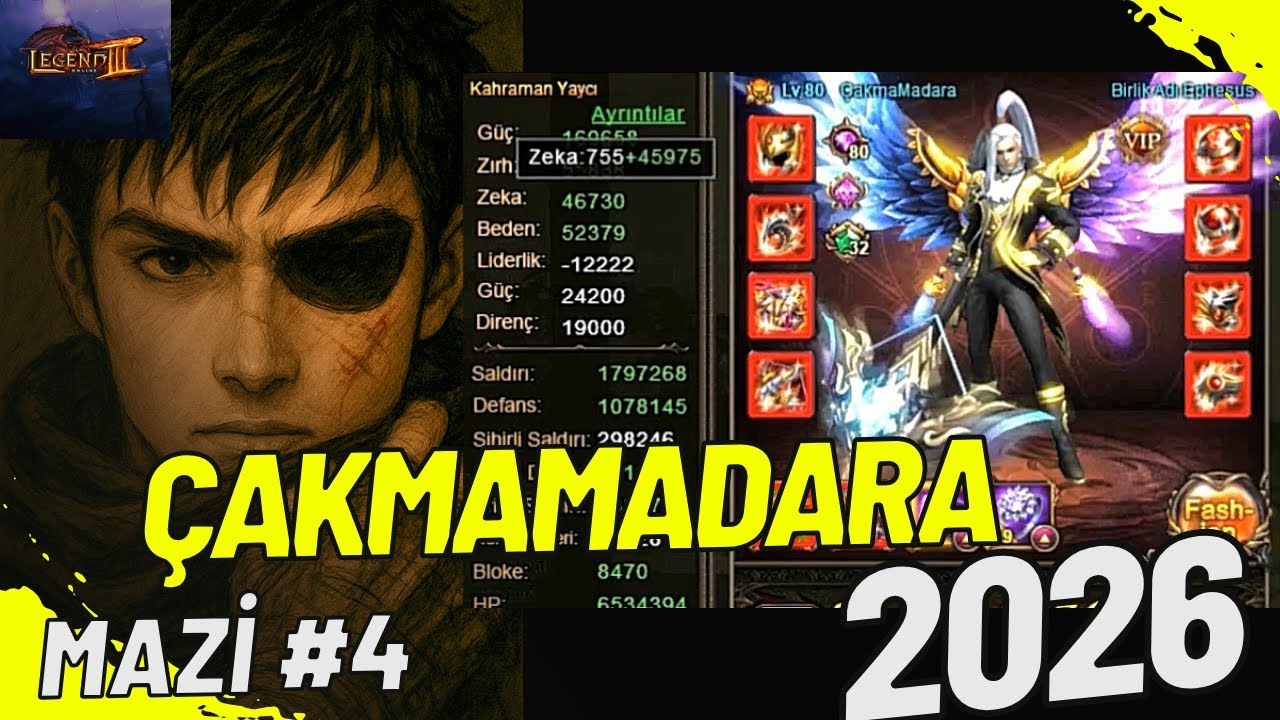 Legend Online 'ÇakmaMadara' 2026 !! | Legend Online En Güçlü Çarlar #4