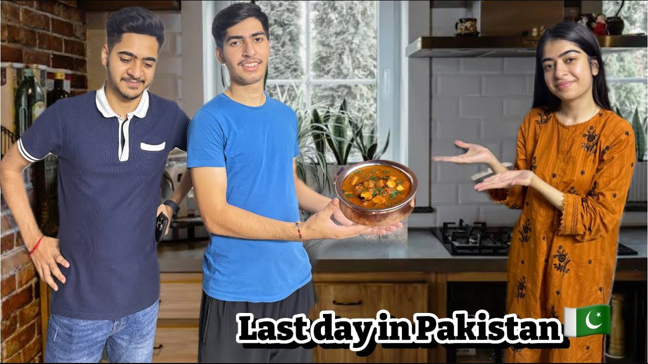 Sachin and sagar ka PAKISTAN me last day🥹|Sachin ne paneer handi banai😛|Pura vlog Sindhi me ban gya😂