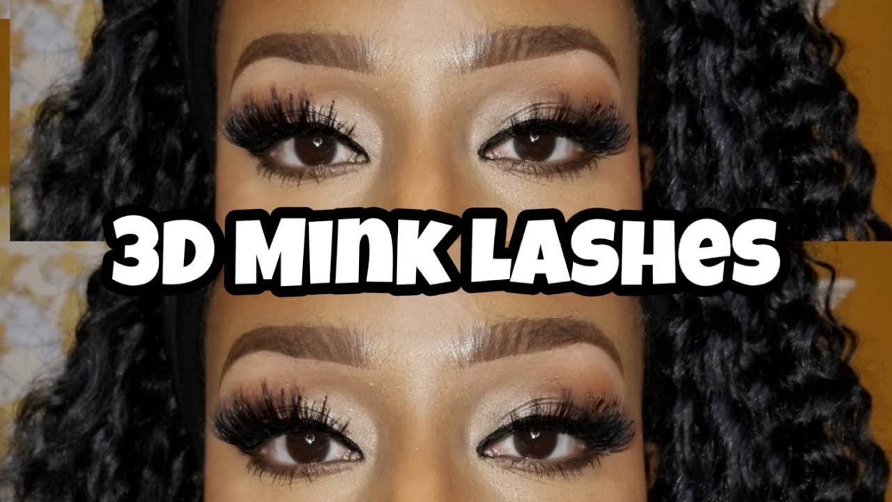 3D Mink Lashes ♡ Beauty Supply Eyelash Try On ♡ Super Affordable!