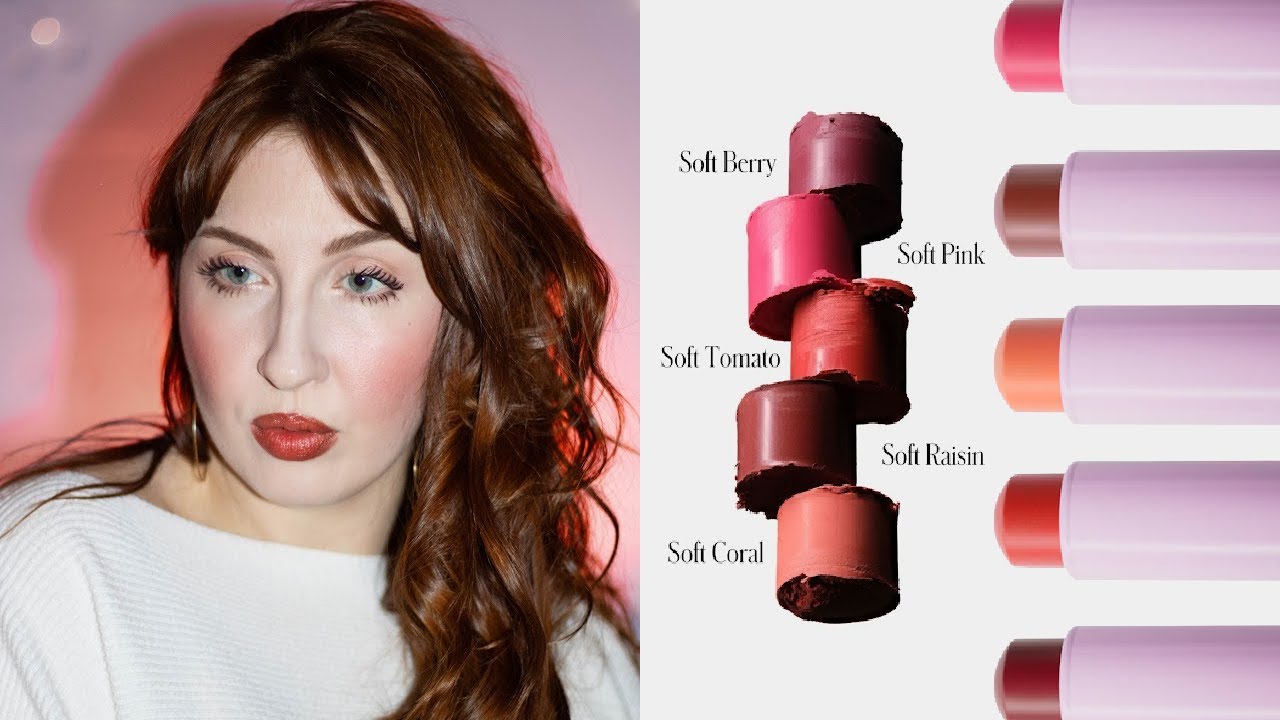 KJH brand SOFT SMUDGE swatches + blushy look