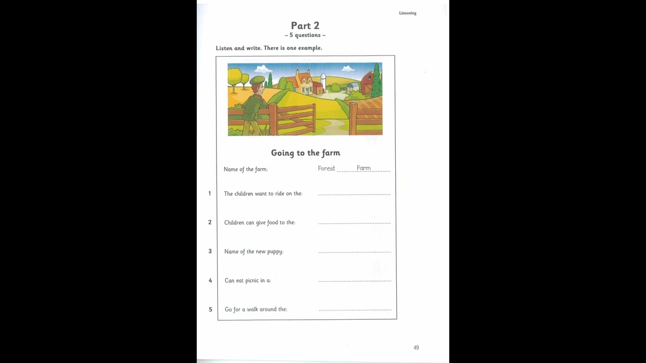LISTENING &bull; MOVERS 3 TEST 3 (AUTHENTIC EXAMINATION PAPERS) | Luyện Nghe MOVERS