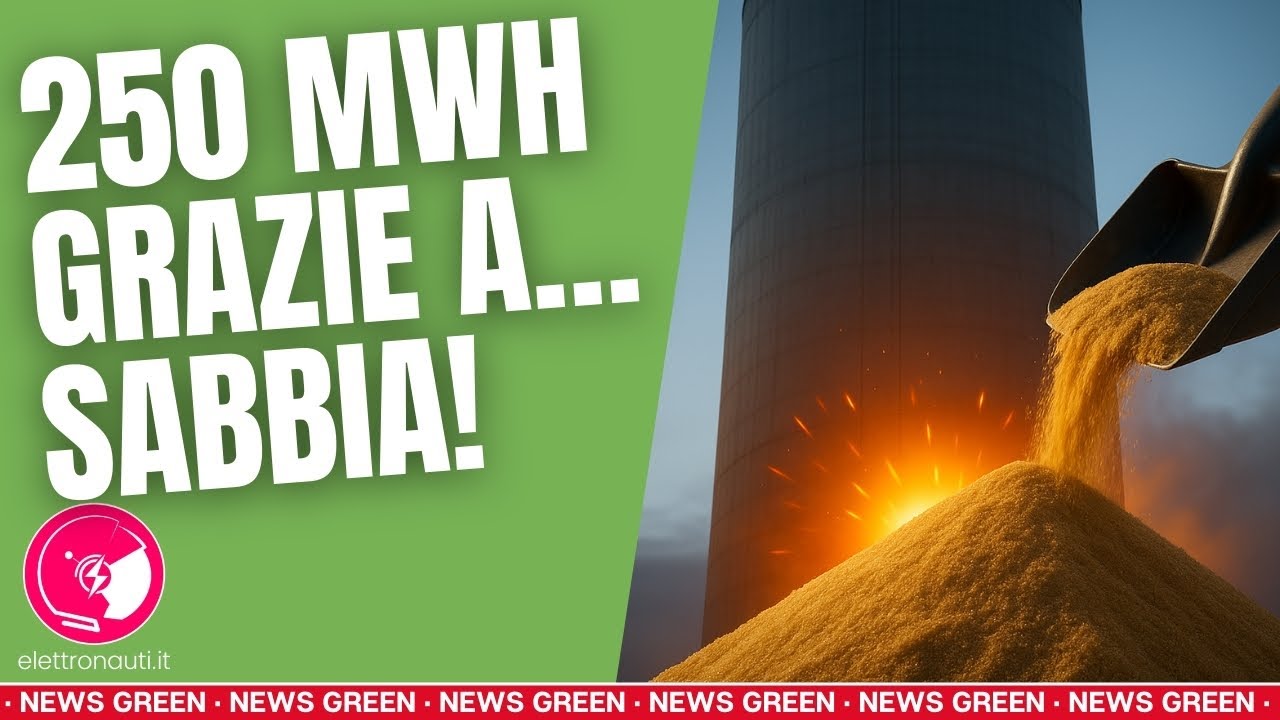 Una batteria fatta di… sabbia? La Finlandia accende il mostro da 250 MWh