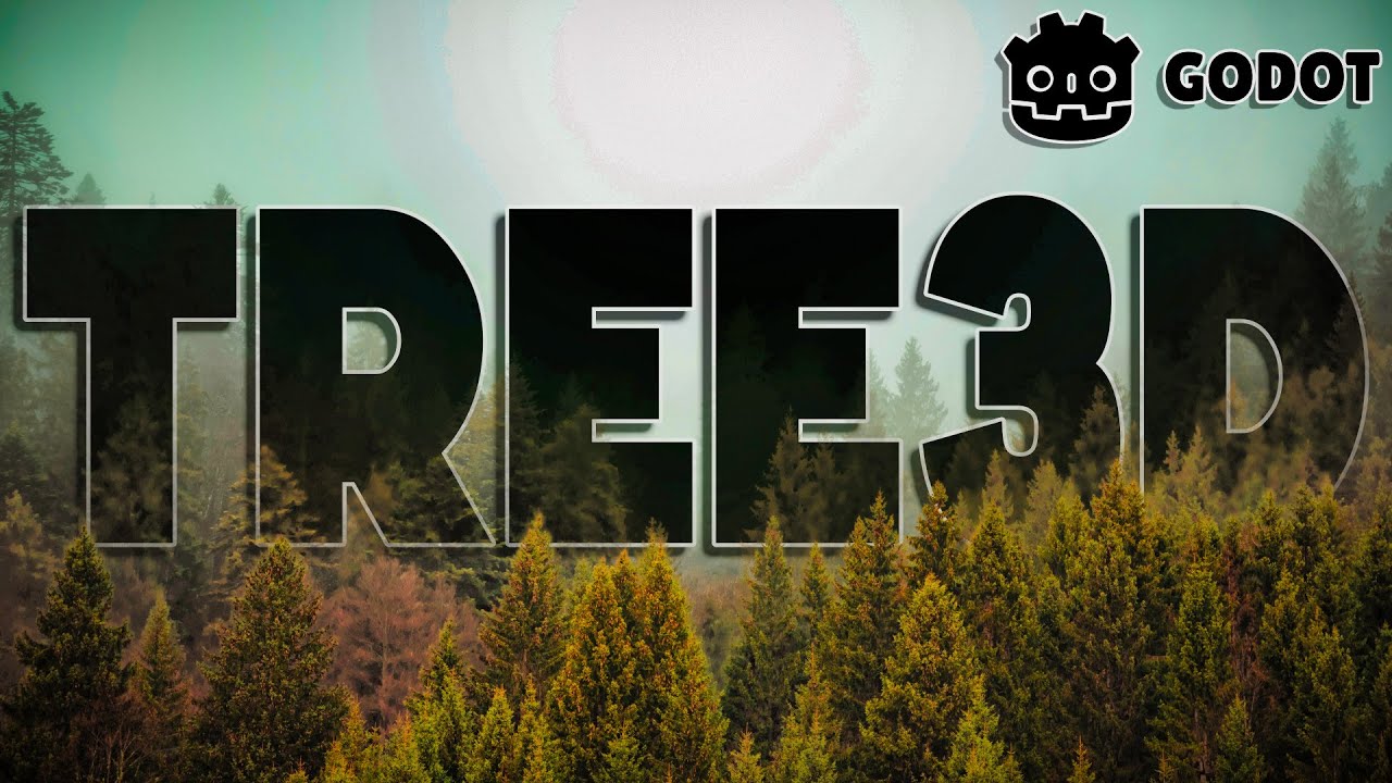Создание процедурных деревьев в движке Godot с помощью Tree3D