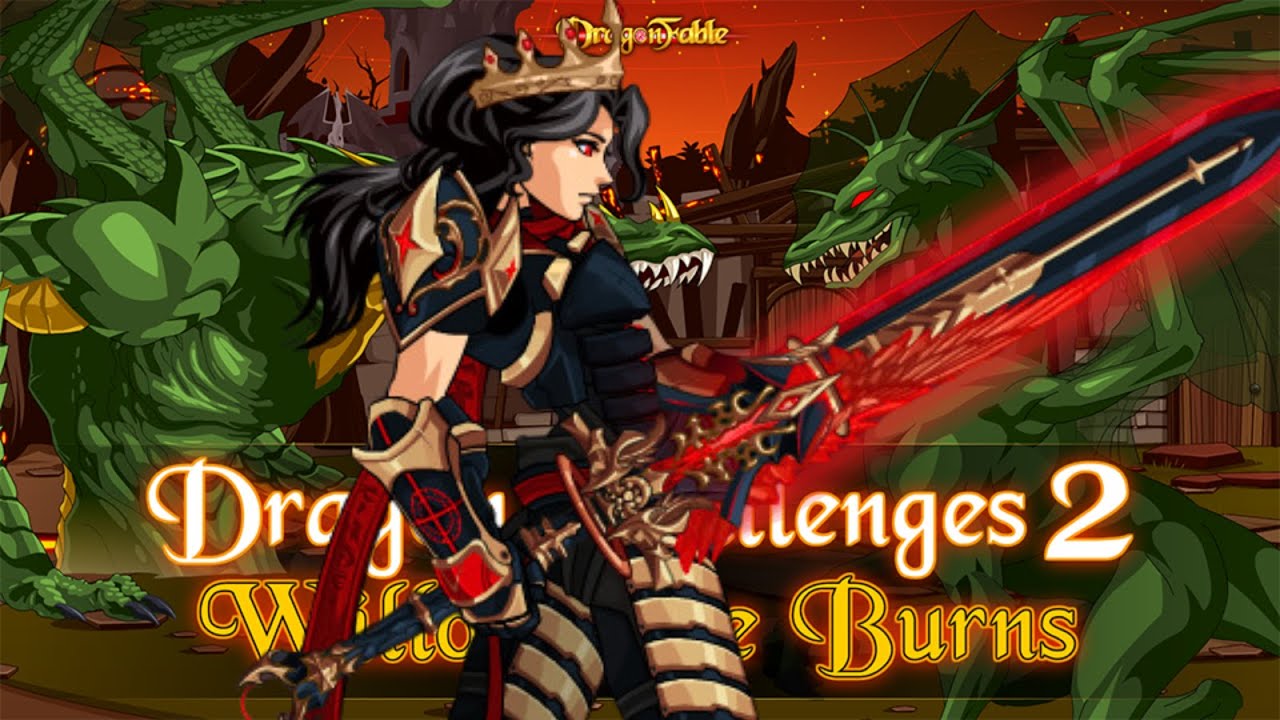 DragonFable | Willowshire Burns | DeathKnight Speedrun