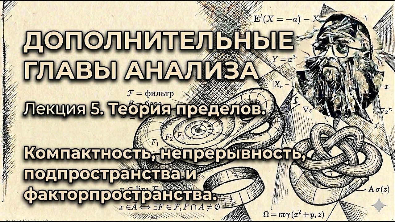 Лекция 5. Теория пределов. Компактность, непрерывность, подпространства и факторпространства.