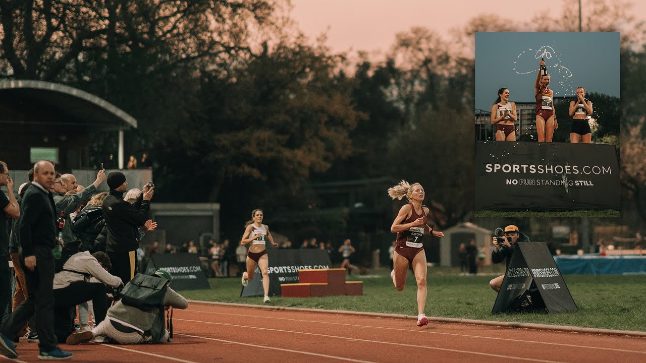 Former hockey pro Kate Axford beats elite field to win first ever 5000m race in 15:49