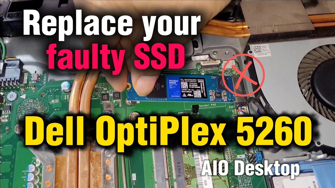 How To Replace SSD in Dell OptiPlex 5260 AIO