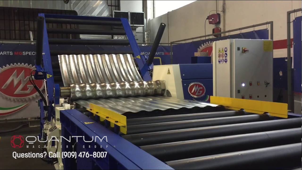 Quantum MG CNC 4 Roll Plate Bender Bending Corrugated Steel
