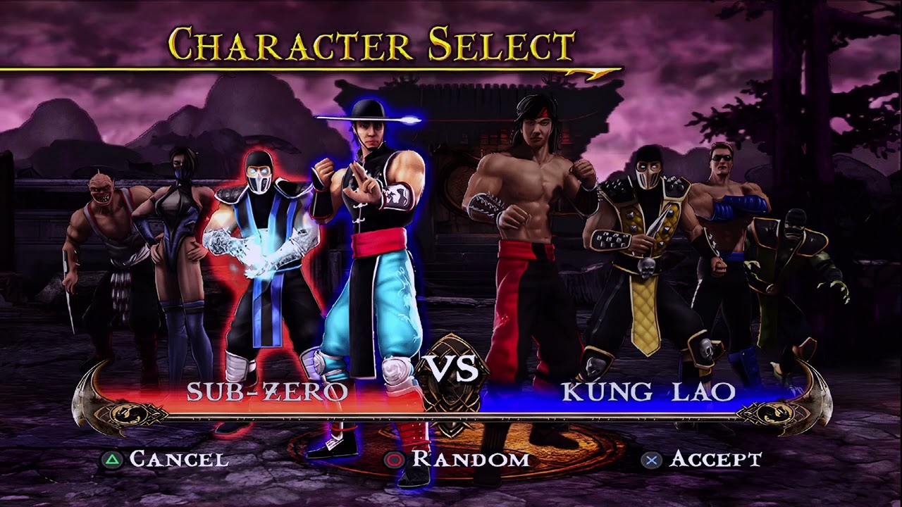 Ultimate Mortal Kombat Shaolin Monks VS Select Screen #mortalkombatshaolinmonks #mortalkombat