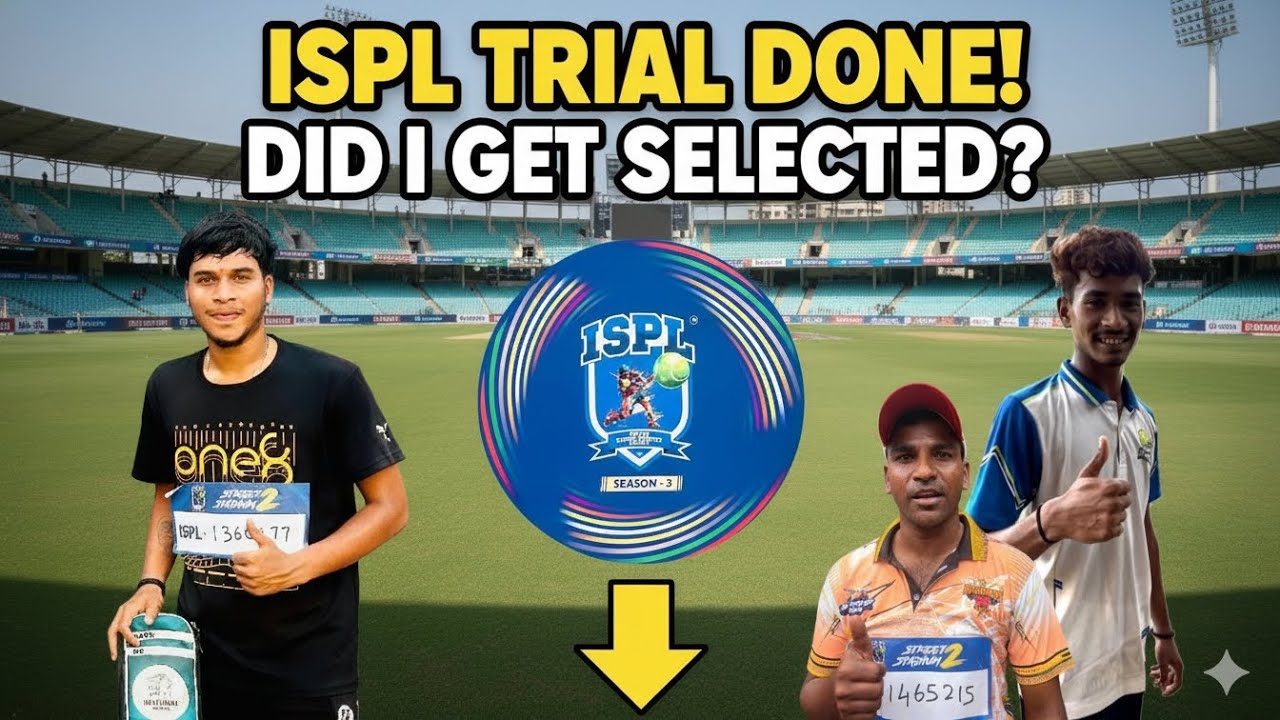 VLOG NO. 02 || 1ST ISPL TRIALS  AT THANE ❤️🏏 || ISPL SEASON 3 VIDEO 2025 || 