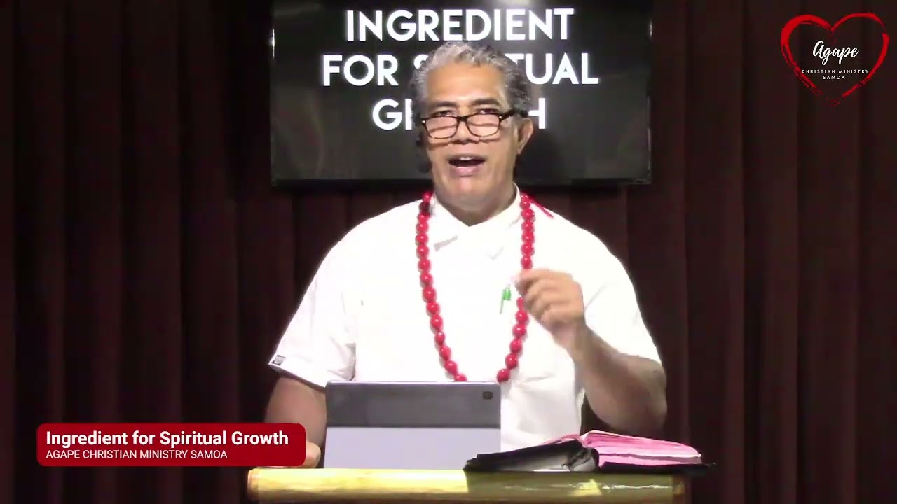 Ingredients for Spiritual Growth