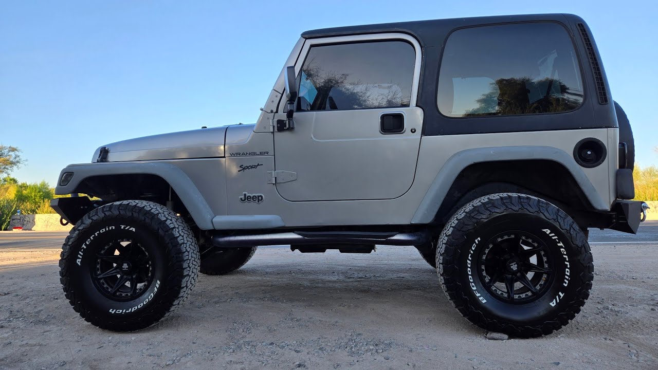 Jeep wrangler tj before and after