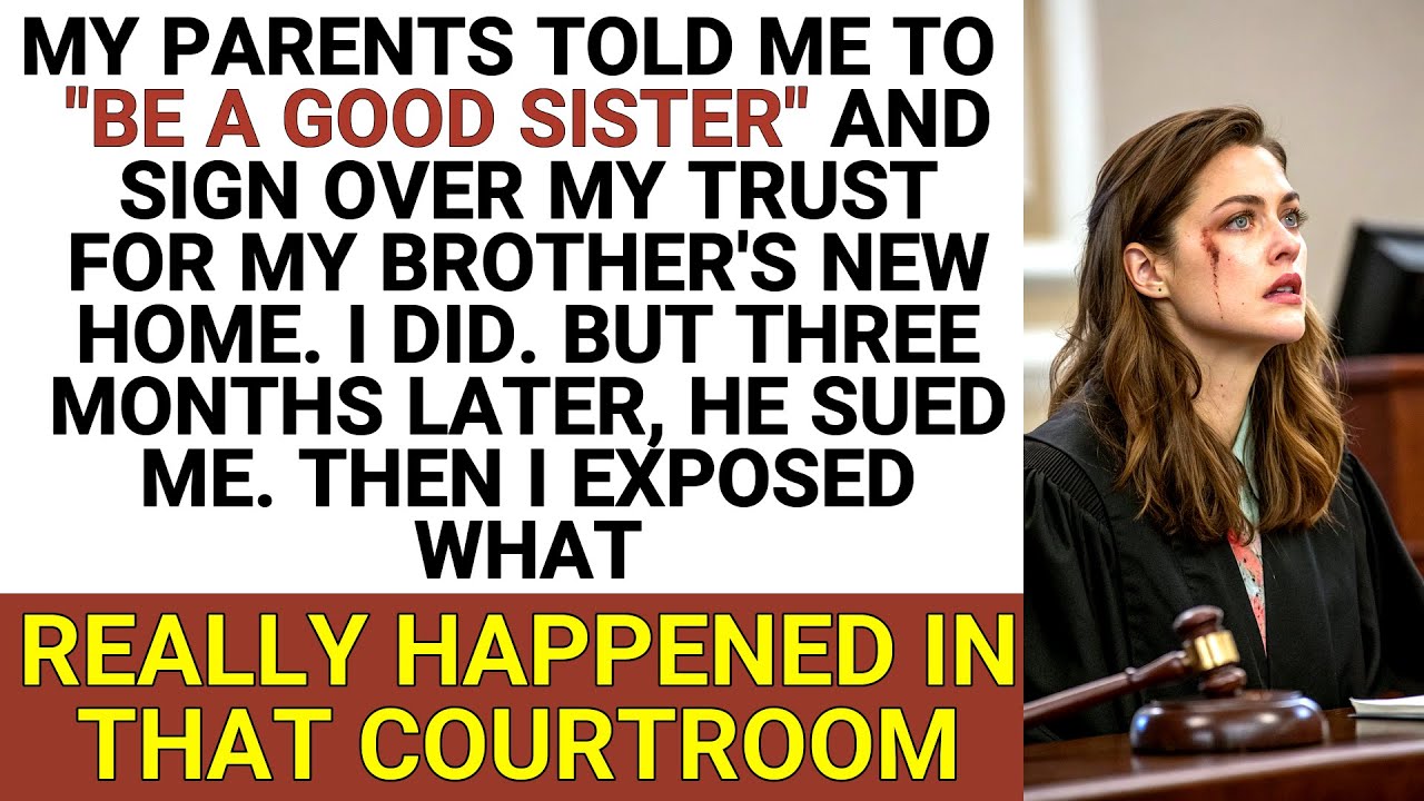 I Signed My Trust to My Brother—Then He Sued Me for More and I Took Him to Court