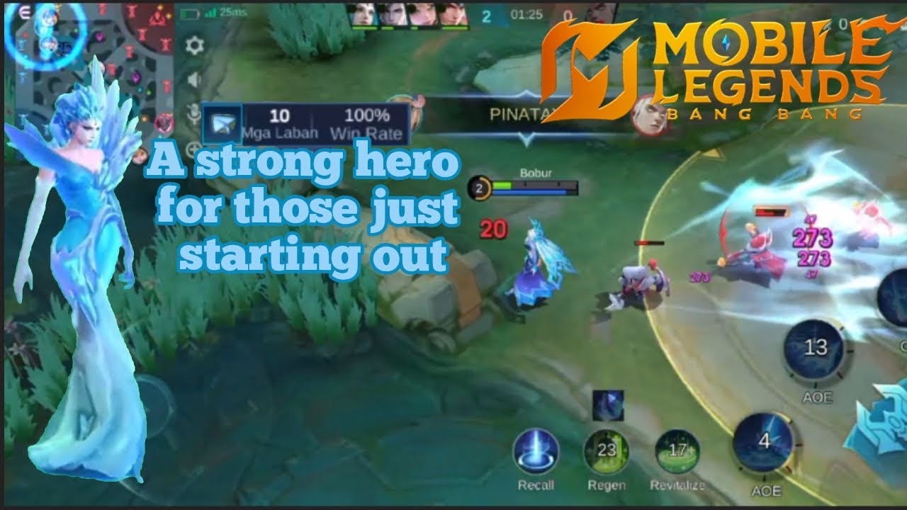 Mobile legends (A strong hero for those just starting out) gameplay 