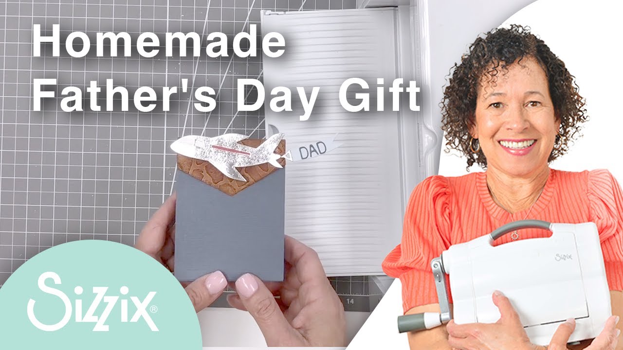 Sizzix: Father's Day Gift with Transport Collection Die Set & Tim Holtz products, by Designer Debbie