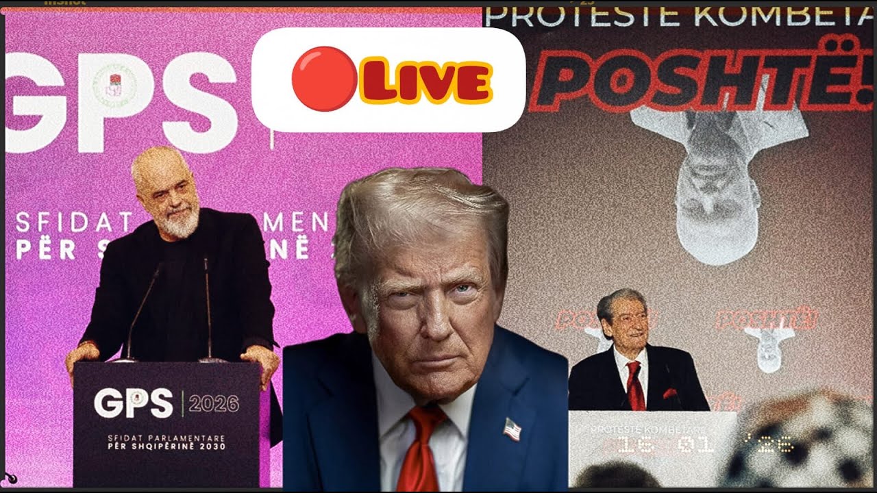 🔴Live: Trump zbulon prioritetet për Shqipërinë! Rama-Berisha mprehin shpatat, alarm dhe mesazhe...