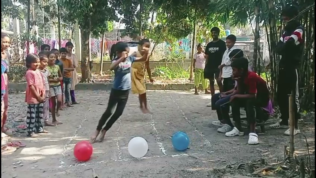 Red Blue and White Trending Jumping Game Challenge #short