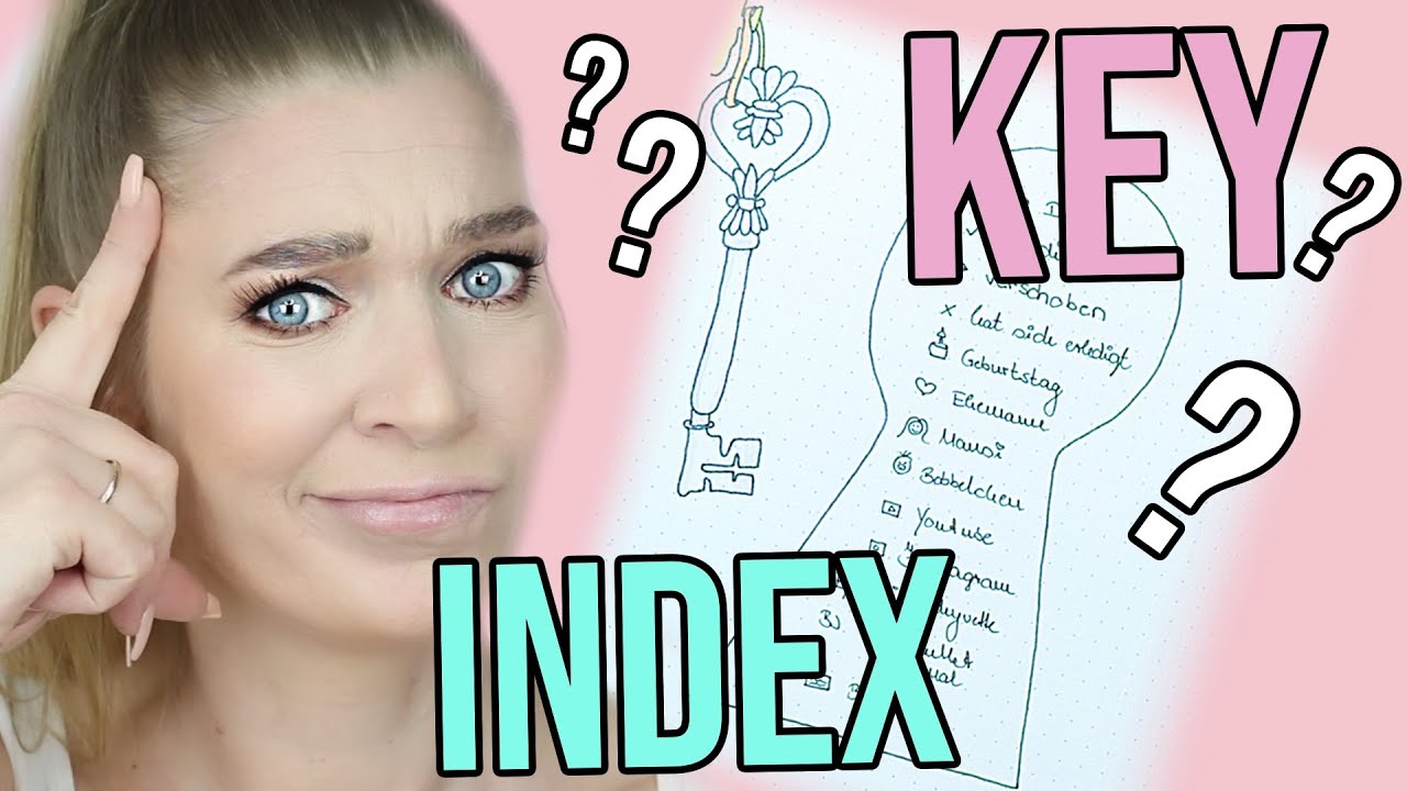 So geht Bullet Journal - KEY & INDEX - das musst du wissen!