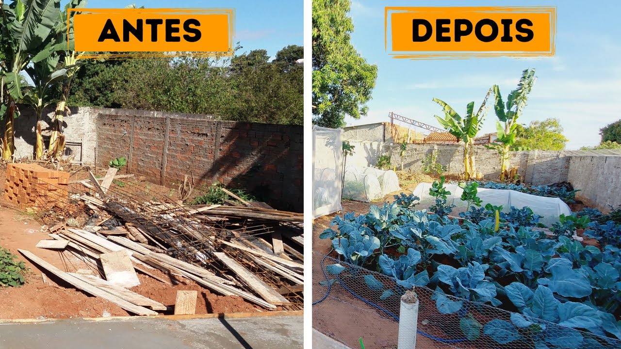 CINCO DICAS PARA TRANSFORMAR UM TERRENO BALDIO EM UMA HORTA ORGÂNICA E PRODUTIVA (Ep95)